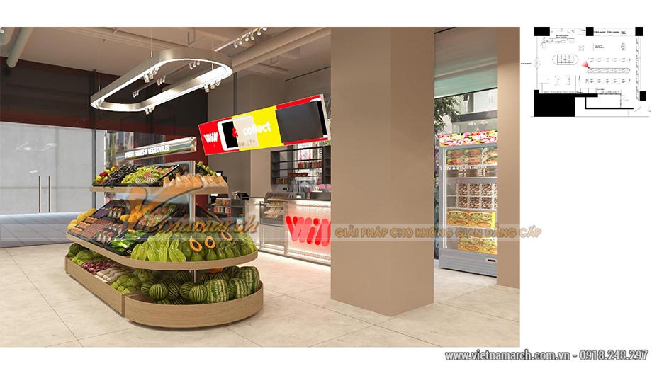 Thiết kế siêu thị mini Winmart 150m2 tại Hải Đăng City Mỹ Đình > Thiết kế siêu thị mini Winmart 150m2 tại Hải Đăng City Mỹ Đình