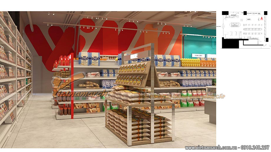 Thiết kế siêu thị mini Winmart 150m2 tại Hải Đăng City Mỹ Đình > Thiết kế siêu thị mini Winmart 150m2 tại Hải Đăng City Mỹ Đình
