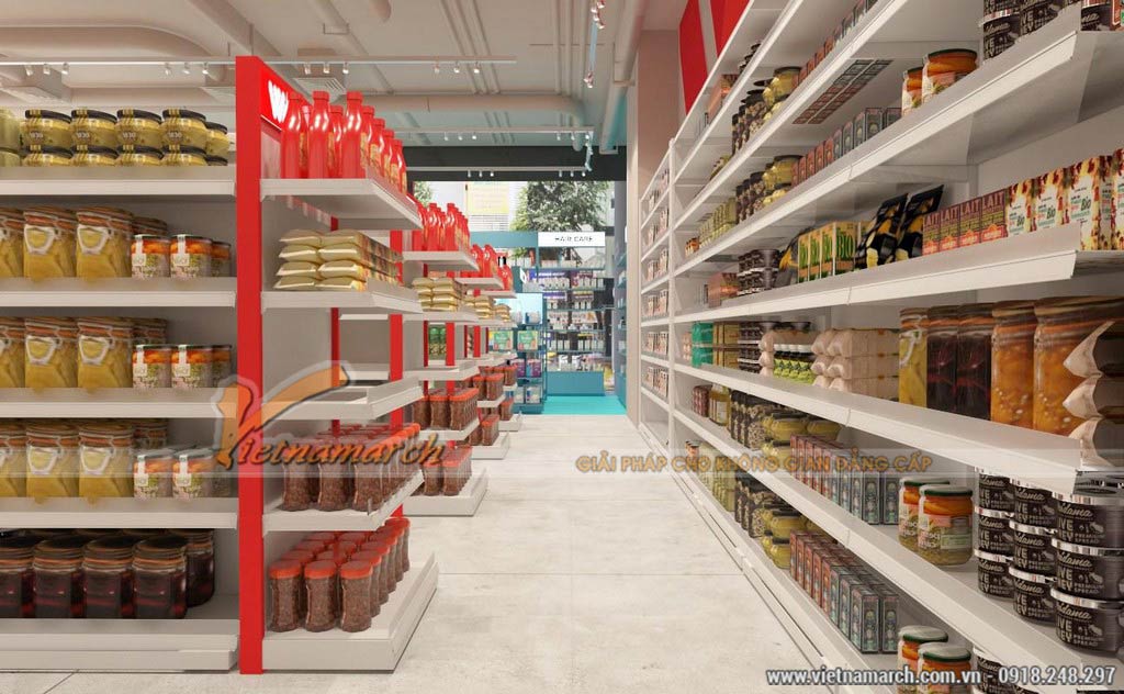 Dự án thiết kế siêu thị mini 120m2 tại Vương Thừa Vũ