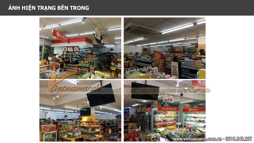 Thiết kế siêu thị mini Winmart Vương Thừa Vũ