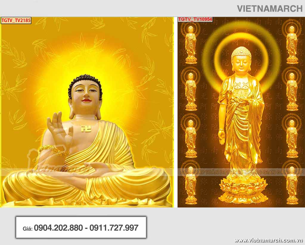 68+ Mẫu tranh tráng gương phòng thờ đẹp giá siêu rẻ mới nhất > Tranh tráng gương Phật linh thiêng cho không gian thờ