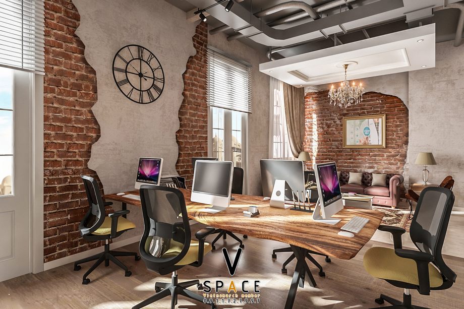 Thiết kế văn phòng làm việc phong cách Rustic: sự kết hợp giữa sáng tạo và thư giãn