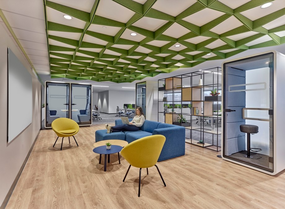 Cải tạo thiết kế văn phòng cho thuê 1000m2 tại Luxury Building Võ Chí Công