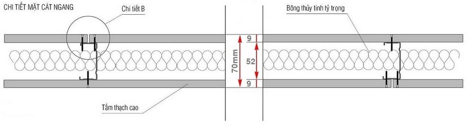 Khung vách ngăn V-Wall 51-52 Vĩnh Tường > Khung vách ngăn V-Wall 51-52 Vĩnh Tường