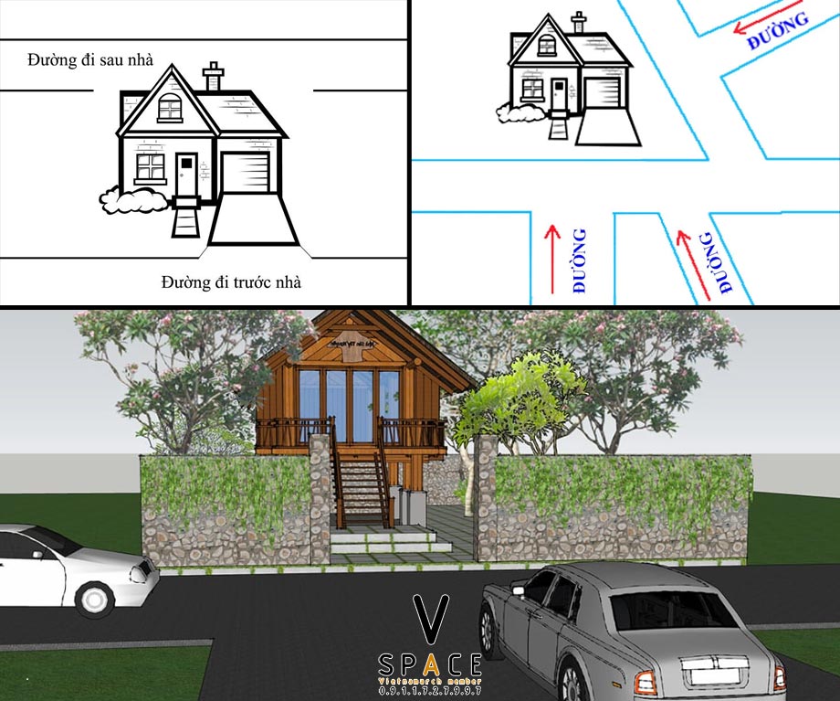 Nhà bị đường đâm có sao không?