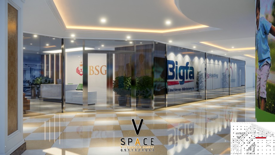 Phương án thiết kế văn phòng BSG tại R6 Royal City > Phương án thiết kế văn phòng BSG tại R6 Royal City