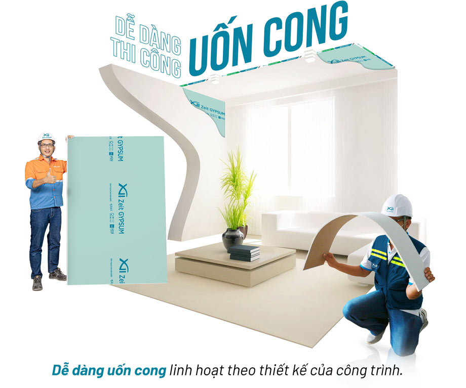 Tấm thạch cao chống ẩm Zeit bền đẹp giá rẻ > Tấm thạch cao chống ẩm Zeit bền đẹp giá rẻ