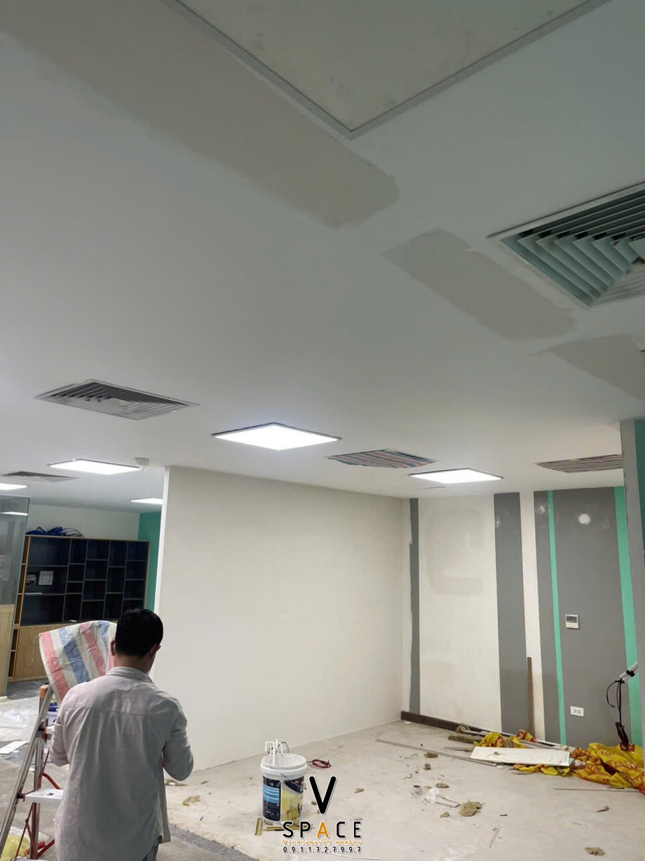 Thi công cải tạo văn phòng tại tầng 3 tòa nhà 11 ngõ 90 Khuất Duy Tiến
