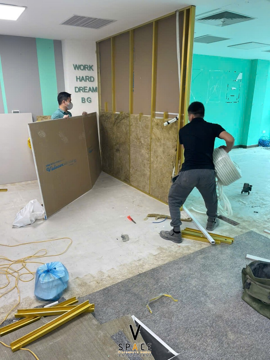 Thi công văn phòng 90 Khuất Duy Tiến