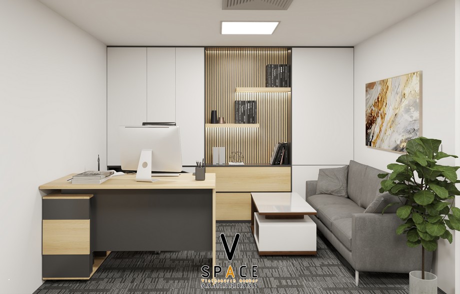 Bản vẽ 3D thiết kế văn phòng truyền thông The Sun Media 100m2