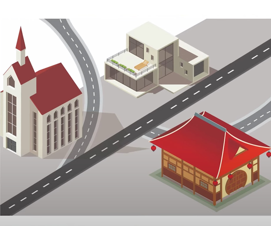 Xử lý góc nhọn chĩa vào nhà: Hiểm họa thầm lặng và giải pháp hiệu quả > Xử lý góc nhọn chĩa vào nhà đúng phong thủy
