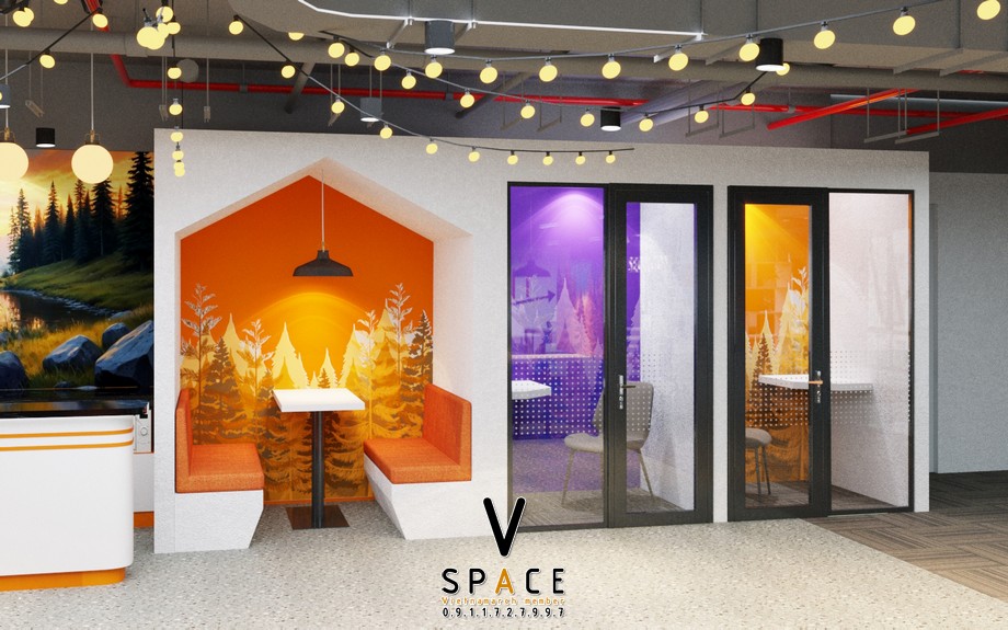 Phương án thiết kế pantry văn phòng 70m2 tại Đống Đa > Phương án thiết kế pantry văn phòng 70m2 tại Đống Đa