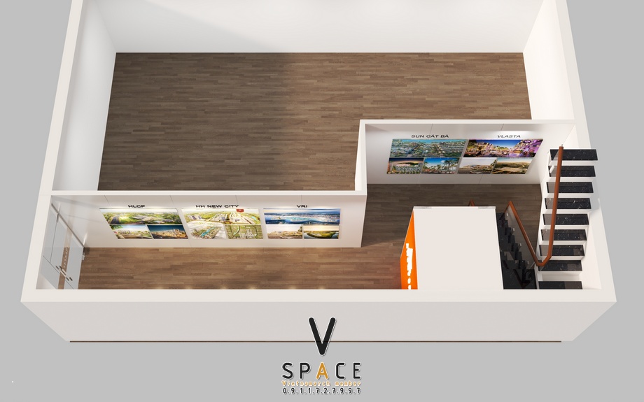 Thiết kế cải tạo văn phòng bất động sản Anexper tại Vinhomes Marina > Thiết kế cải tạo văn phòng bất động sản Anexper tại Vinhomes Marina