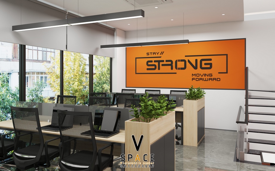 Dự án thiết kế văn phòng 170m2 Anexper Thủy Nguyên > Dự án thiết kế văn phòng 170m2 Anexper Thủy Nguyên