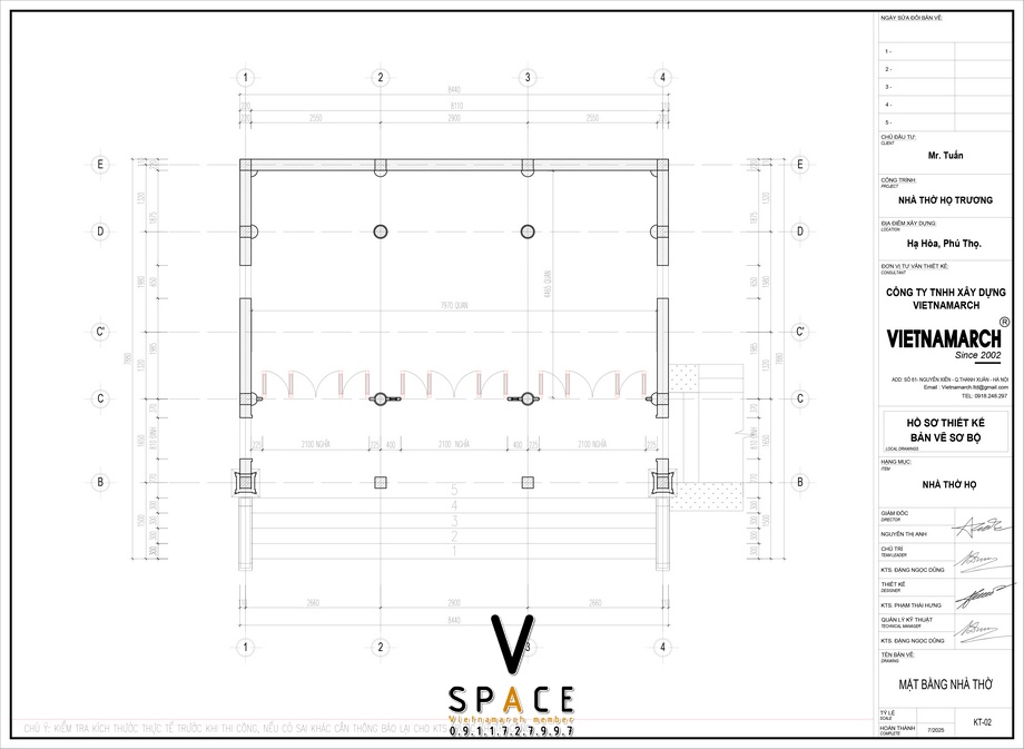 Phối cảnh nhà thờ họ 3 gian 2 mái kết hợp nhà ở tại Vĩnh Chân Phú Thọ > Nhà thờ họ 3 gian 2 mái kết hợp nhà ở tại Vĩnh Chân Phú Thọ