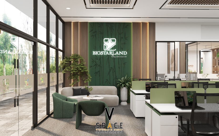Thiết kế văn phòng bất động sản tại Hà Nội Bigstar Land > Thiết kế văn phòng bất động sản tại Hà Nội Bigstar Land