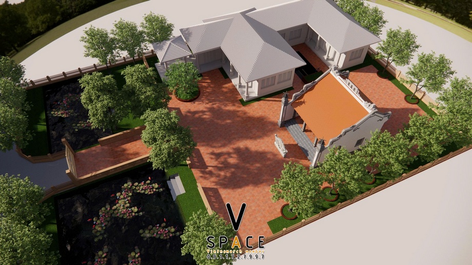 Nhà thờ họ 3 gian có cuốn thư đá tại Đông Tiền Hải Hưng Yên > Nhà thờ họ 3 gian có cuốn thư đá tại Đông Tiền Hải Hưng Yên