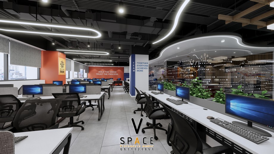 Thiết kế văn phòng công ty giải trí Wetube 500m2 > Thiết kế văn phòng công ty giải trí Wetube 500m2