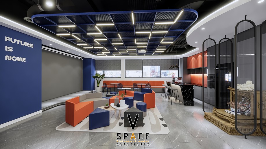 Thiết kế văn phòng công ty giải trí Wetube 500m2 > Thiết kế văn phòng công ty giải trí Wetube 500m2