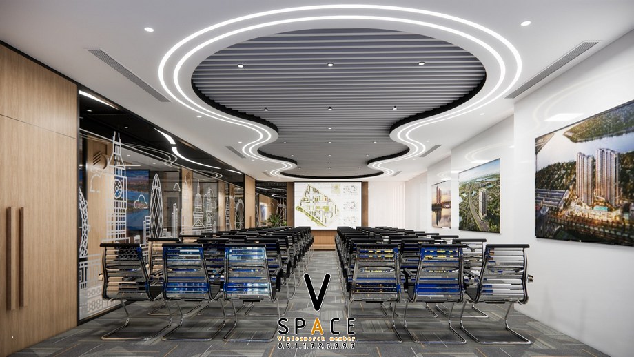 Phương án thiết kế nội thất văn phòng 1400m2 tại Thạch Thất Hà Nội > Phương án thiết kế nội thất văn phòng 1400m2 tại Thạch Thất