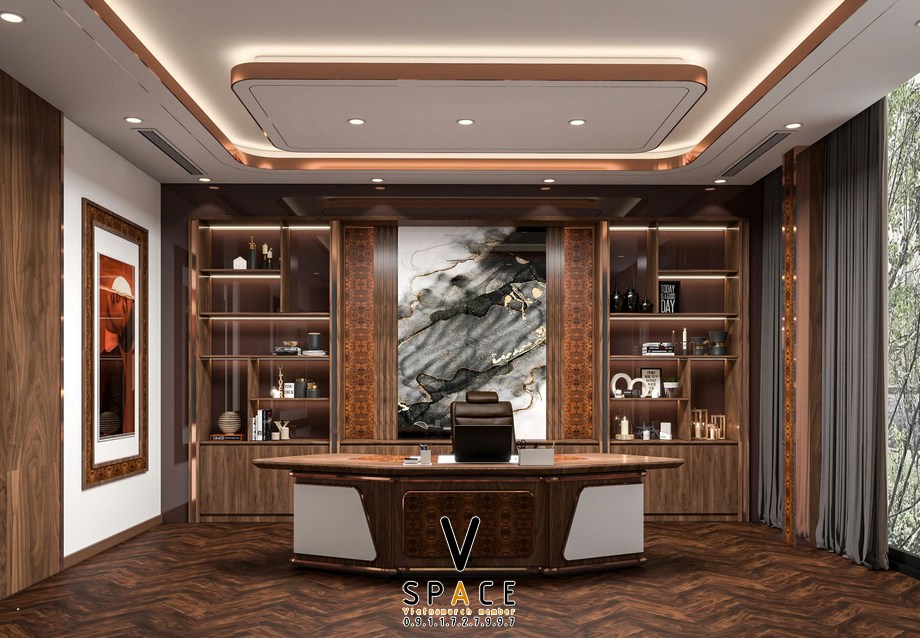 Phương án thiết kế nội thất văn phòng 1400m2 tại Thạch Thất Hà Nội > Phương án thiết kế nội thất văn phòng 1400m2 tại Thạch Thất