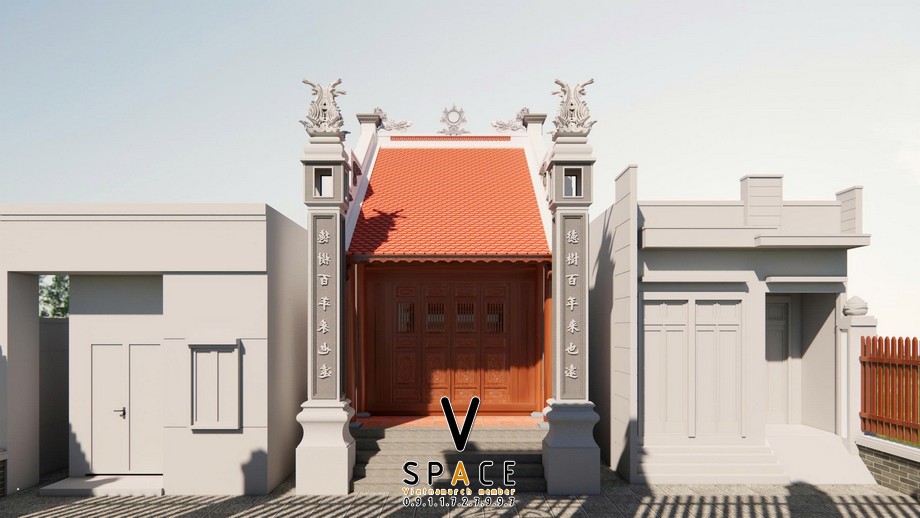 Mẫu nhà thờ họ 4x8m diện tích nhỏ tại Ninh Giang Hải Dương > Mẫu nhà thờ họ 4x8m diện tích nhỏ tại Ninh Giang Hải Dương