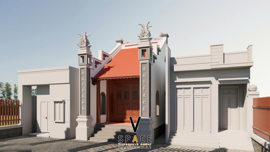 Mẫu nhà thờ họ 4x8m diện tích nhỏ tại Ninh Giang Hải Dương > Mẫu nhà thờ họ 4x8m diện tích nhỏ tại Ninh Giang Hải Dương