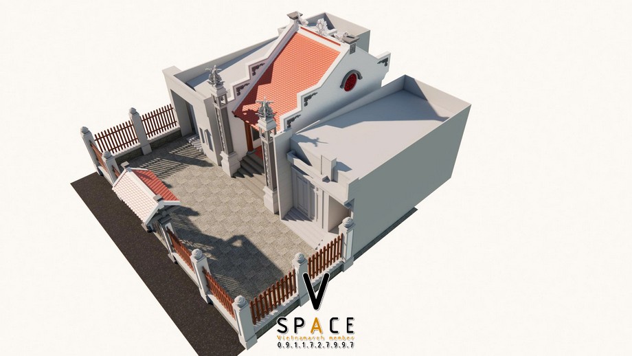 Mẫu nhà thờ họ 4x8m diện tích nhỏ tại Ninh Giang Hải Dương > Mẫu nhà thờ họ 4x8m diện tích nhỏ tại Ninh Giang Hải Dương