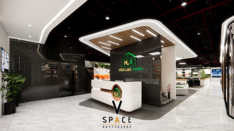 Phương án thiết kế nội thất văn phòng 1400m2 tại Thạch Thất Hà Nội > Phương án thiết kế nội thất văn phòng 1400m2 tại Thạch Thất