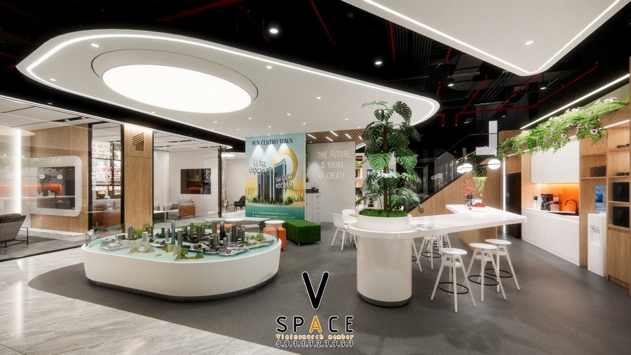 Phương án thiết kế nội thất văn phòng 1400m2 tại Thạch Thất Hà Nội > Phương án thiết kế nội thất văn phòng 1400m2 tại Thạch Thất