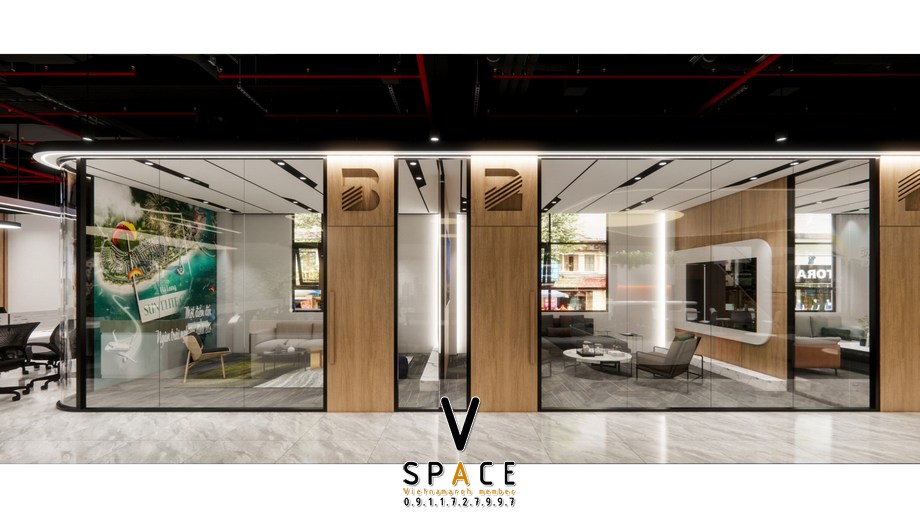 Phương án thiết kế nội thất văn phòng 1400m2 tại Thạch Thất Hà Nội > Phương án thiết kế nội thất văn phòng 1400m2 tại Thạch Thất