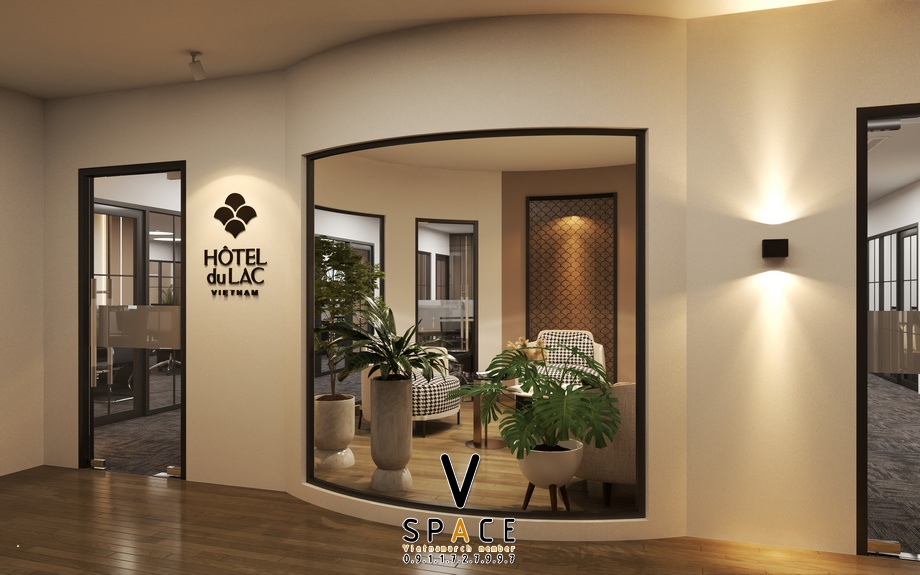 Dự án thiết kế văn phòng Hôtel Du Lac 230m2 tại số 9 Cửa Đông > Dự án thiết kế văn phòng Hôtel Du Lac 230m2 tại Cửa Đông