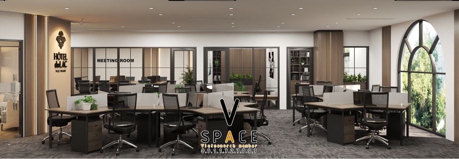 Dự án thiết kế văn phòng Hôtel Du Lac 230m2 tại số 9 Cửa Đông > Dự án thiết kế văn phòng Hôtel Du Lac 230m2 tại Cửa Đông