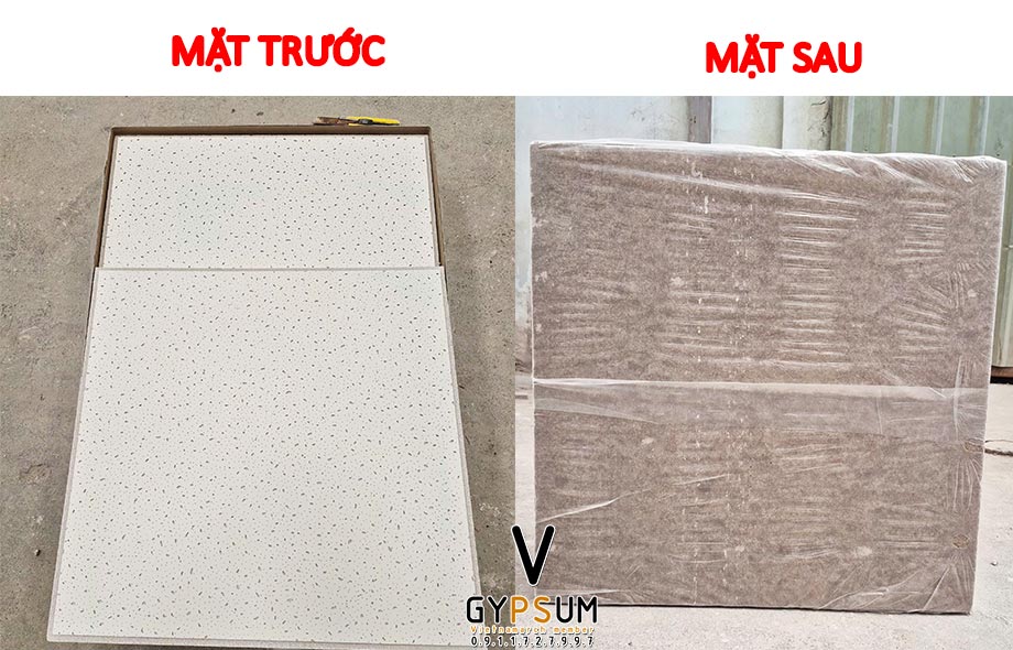Báo giá tấm trần sợi khoáng Vgypsum