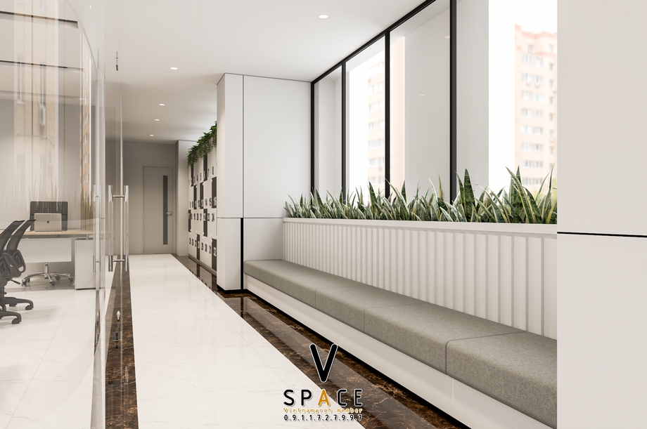 Phối cảnh 3D bản vẽ thiết kế văn phòng 660m2 VMI Lào Cai > Phối cảnh 3D bản vẽ thiết kế văn phòng 660m2 VMI Lào Cai