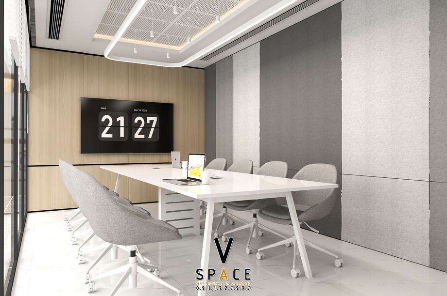 Phối cảnh 3D bản vẽ thiết kế văn phòng 660m2 VMI Lào Cai > Phối cảnh 3D bản vẽ thiết kế văn phòng 660m2 VMI Lào Cai