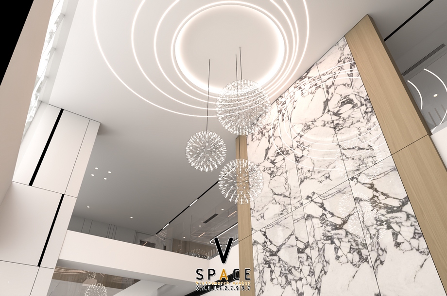 Phối cảnh 3D bản vẽ thiết kế văn phòng 660m2 VMI Lào Cai > Phối cảnh 3D bản vẽ thiết kế văn phòng 660m2 VMI Lào Cai