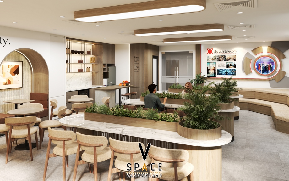 Bản vẽ thiết kế văn phòng South Telecom tại 58 Trần Quang Diệu > Bản vẽ thiết kế văn phòng South Telecom tại 58 Trần Quang Diệu