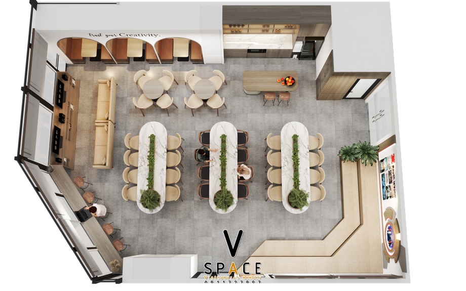 Bản vẽ thiết kế văn phòng South Telecom tại 58 Trần Quang Diệu > Bản vẽ thiết kế văn phòng South Telecom tại 58 Trần Quang Diệu