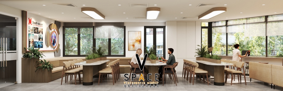 Bản vẽ thiết kế văn phòng South Telecom tại 58 Trần Quang Diệu > Bản vẽ thiết kế văn phòng South Telecom tại 58 Trần Quang Diệu