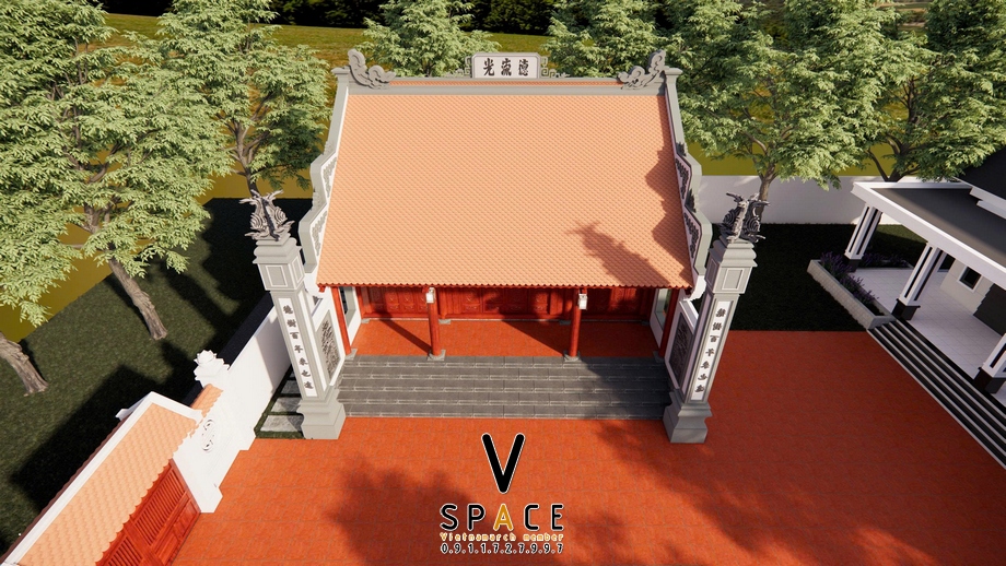 Dự án thiết kế nhà thờ họ 9x9m kết hợp nhà ở tại Thanh Hóa > Dự án thiết kế nhà thờ họ 9x9m kết hợp nhà ở tại Thanh Hóa