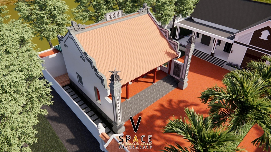 Dự án thiết kế nhà thờ họ 9x9m kết hợp nhà ở tại Thanh Hóa > Dự án thiết kế nhà thờ họ 9x9m kết hợp nhà ở tại Thanh Hóa