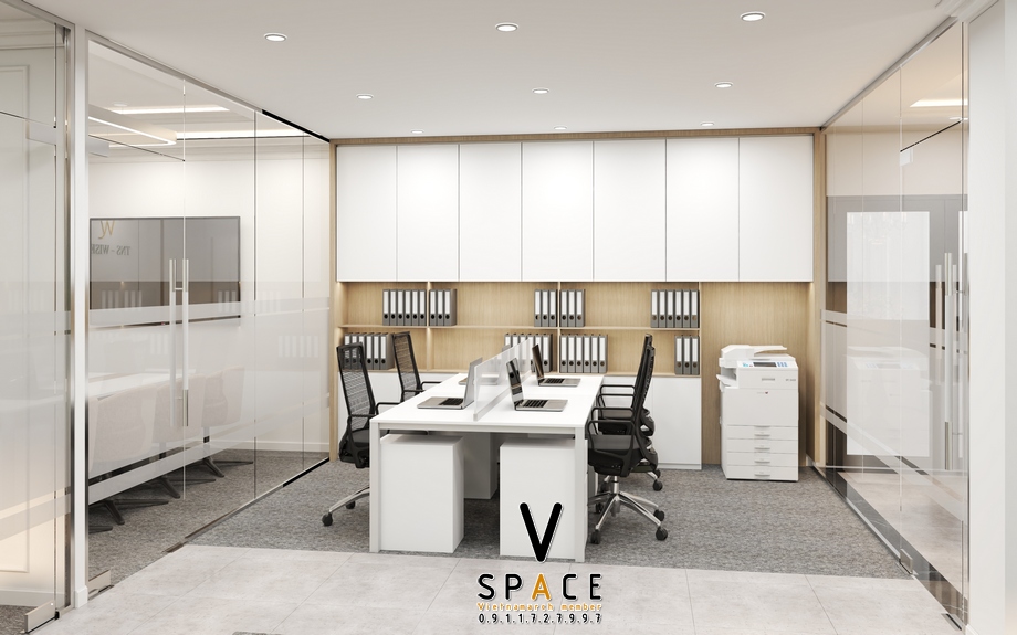 Thiết kế nội thất văn phòng 145m2 TNS tại tòa nhà Rox Tower > Thiết kế nội thất văn phòng 145m2 TNS tại tòa nhà Rox Tower
