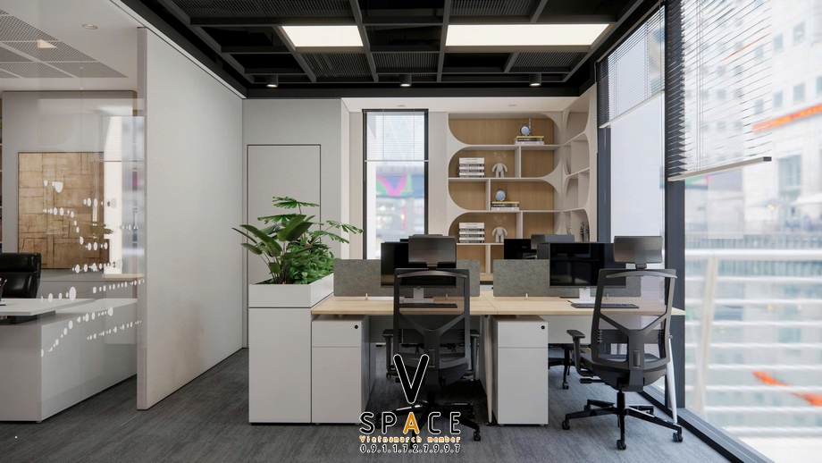 Thiết kế văn phòng 110m2 WICOM tại tòa nhà 101 Láng Hạ > Thiết kế văn phòng 110m2 WICOM tại tòa nhà 101 Láng Hạ