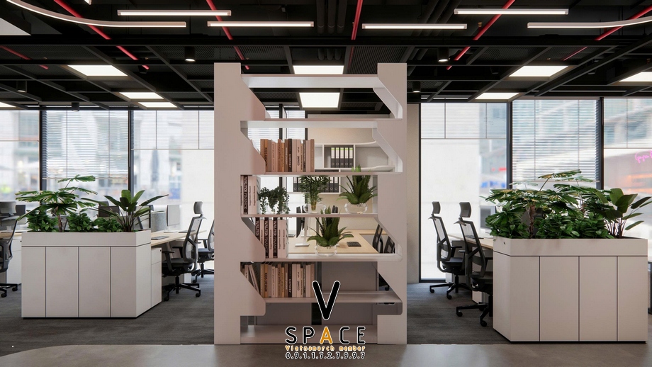 Thiết kế văn phòng 110m2 WICOM tại tòa nhà 101 Láng Hạ > Thiết kế văn phòng 110m2 WICOM tại tòa nhà 101 Láng Hạ