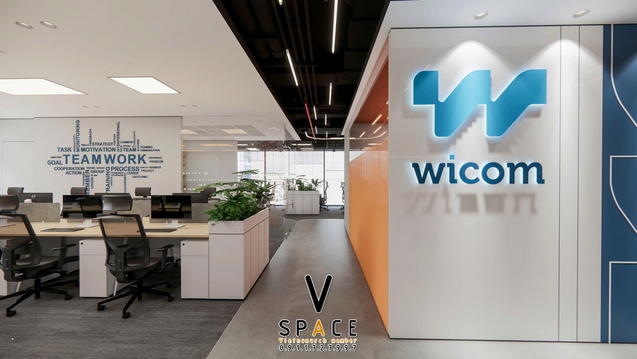 Thiết kế văn phòng 110m2 WICOM tại tòa nhà 101 Láng Hạ > Thiết kế văn phòng 110m2 WICOM tại tòa nhà 101 Láng Hạ