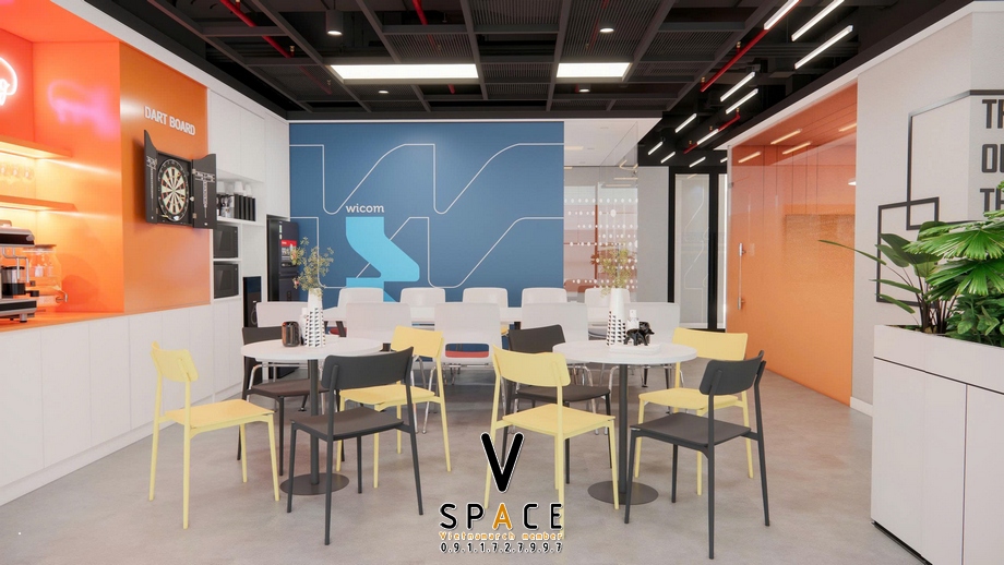 Thiết kế văn phòng 110m2 WICOM tại tòa nhà 101 Láng Hạ > Thiết kế văn phòng 110m2 WICOM tại tòa nhà 101 Láng Hạ