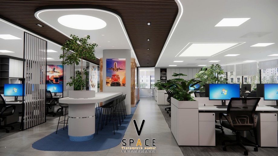 Thiết kế văn phòng 410m2 VIMC Lines tại số 1 Đào Duy Anh > Thiết kế văn phòng 410m2 VIMC Lines tại số 1 Đào Duy Anh