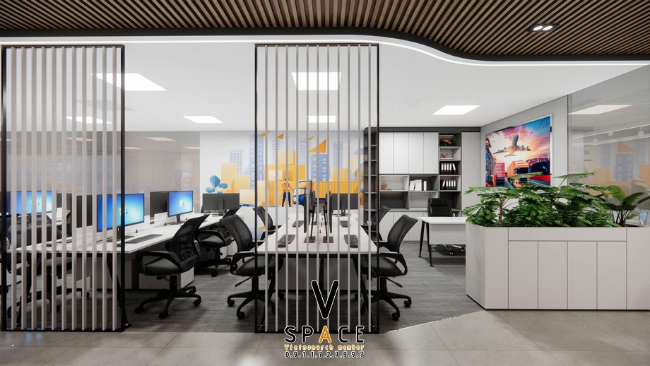 Thiết kế văn phòng 410m2 VIMC Lines tại số 1 Đào Duy Anh > Thiết kế văn phòng 410m2 VIMC Lines tại số 1 Đào Duy Anh