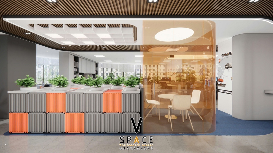Thiết kế văn phòng 410m2 VIMC Lines tại số 1 Đào Duy Anh > Thiết kế văn phòng 410m2 VIMC Lines tại số 1 Đào Duy Anh